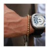 Elegant och stilrent armband lux macrame kopparkulor (guld)