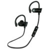 Svarta Trådlösa Bluetooth In-ear Hörlurar Träningshörlurar