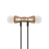Magnetiska super bass in-ear hörlurar kontroll (guld)