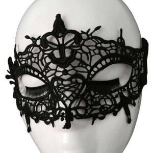 Svart-venetiansk-ogonmask-i-spets-maskerad-lace-mask-halloween-fest-utkladnad