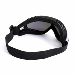Svarta skidglasögon goggles mc moped moppe mx glasögon uv-skydd unisex