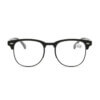 Svarta clubmaster läsglasögon med styrka glasögon 1. 0