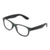 Svarta Wayfarer Läsglasögon med styrka glasögon 1.0 2.0 3.0 sidovy