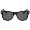 Retro wayfarer solglasögon mattsvart