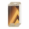 Samsung Galaxy S7 Skärmskydd Kolfiber  Härdat Glas (guld)