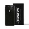 Iphone-8-svart-lader-skinn-baksida-skin-1-2