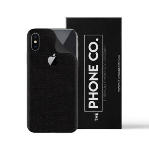Iphone X Krokodilskinn Vinyl Skin Wrap Baksida