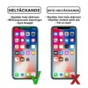 Apple iphone x xs xr xs max heltackande skarmskydd