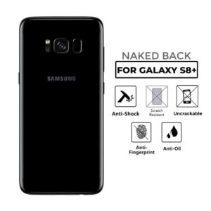 Galaxy S8 Plus Genomskinlig Vinyl Skin Wrap Baksida