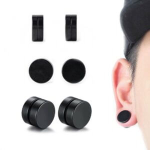 2-pack-svarta-magnetiska-orontojningar-orhangen-fake-tojningar-fakepluggar-plugs-8mm-fake-piercing
