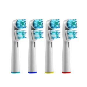 4-pack Oral-b Dual Clean Sb-417a Kompatibla Tandborsthuvud