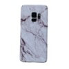 Samsung galaxy s9 plus mobilskal skal fodral vit marmor