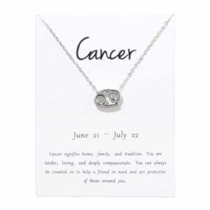 Gåvohalsband Stjärntecken Kräftan Cancer Halsband