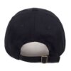 Svart strapback keps dad hat youth streetwear street