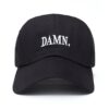 Svart strapback keps dad hat kendrick damn street