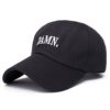 Svart Strapback Keps Dad Hat Kendrick Damn Street