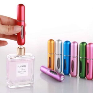 Resebehallare for parfym pafyllningsbar parfymflaska behallare parfymbehallare enkel att fylla pa 5ml
