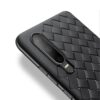 Huawei p20 mobilskal flätat svart läder skinn
