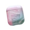 Airpods 1/2 case fodral skyddsfodral rosa marmor