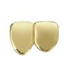Grillz hiphop guld dubbelt tandsmycke bling guldtand a$ap