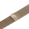 Guld klockarmband for apple watch 1 2 3 magnetiskt mesh milanese metall magnetlas rostfritt guldigt 2
