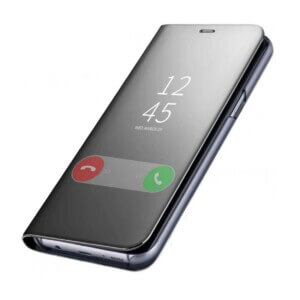 Huawei p20 p30 pro mate 20 smart view mobilskal svart spegel fodral skal 2