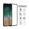 Apple-iphone-11-heltackande-skarmskydd-displayskydd-displayfilm-skyddsfilm-hardat-glas-med-kolfiber