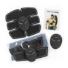 3-i-1 Elektronisk Muskelstimulator Träning 6-pack Magrutor Bicep