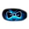 Vit lysande led fluga för fest party nyår bow tie