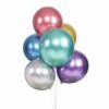 50-pack Ballonger Metallic I Blandade Färger Fest Födelsedag