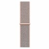 Rosa sand beige klockarmband for apple watch 1 2 3 4 5 nylonarmband tyg kardborreband velcro sport loop