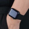 Svart silikonarmband for apple watch 1 2 3 4 5 klockarmband silikon 3