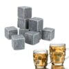 9 pack ljusgra whiskystenar ateranvandningsbara isbitar iskuber for whisky 3