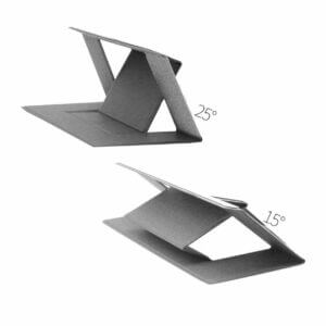 Osynligt laptopstall ergonomiskt portabelt laptopstativ stall for laptop svart 5