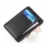 Rymlig Korthållare 9 Fack Plånbok Kreditkortshållare Skinn