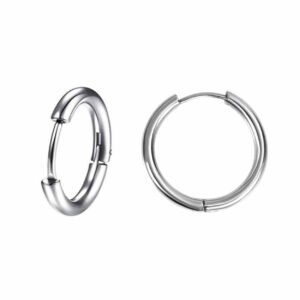 2-pack Örhänge Näsring Piercingsmycke Ring Metall Silver