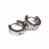 2-pack Silver Piercing Örhänge Piercingsmycke Ring Metall