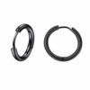 2-pack Svart Örhänge Näsring Piercingsmycke Ring Metall