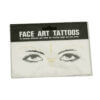 Temporara ansiktstatueringar guld tillfallig fake fejk tatuering faketatuering gnuggis smyckestatuering ansikte temporary tattoo