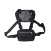 Svart Tactical Utility Vest Bröstväska Street Wear Axelremsväska