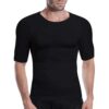 Hallnings tshirt troja for battre hallning rygg axlar hallningstshirt hallningstroja posture shirt svart 5