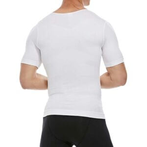 Hallnings tshirt troja for battre hallning rygg axlar hallningstshirt hallningstroja posture shirt vit 11