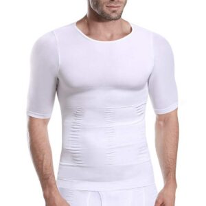 Hallnings tshirt troja for battre hallning rygg axlar hallningstshirt hallningstroja posture shirt vit 2