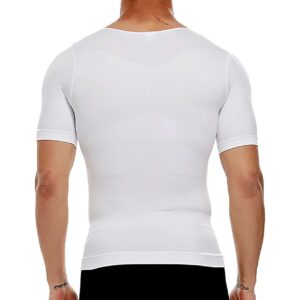 Hallnings tshirt troja for battre hallning rygg axlar hallningstshirt hallningstroja posture shirt vit 5
