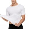 Hallnings tshirt troja for battre hallning rygg axlar hallningstshirt hallningstroja posture shirt vit 7
