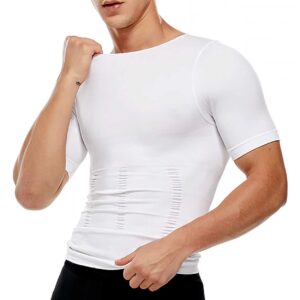 Hallnings tshirt troja for battre hallning rygg axlar hallningstshirt hallningstroja posture shirt vit 8