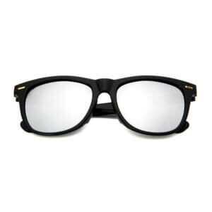 Tropical eyewear solglasoegon bondi i svart med spegelglas framsida