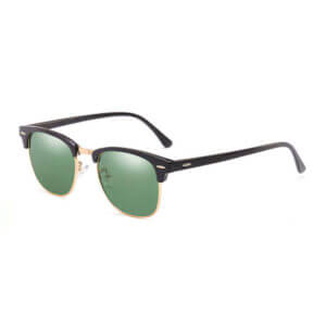 Tropical eyewear solglasoegon la concha i svart med groent glas sidovy