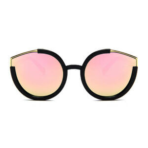 Tropical eyewear solglasoegon nikki i svart med rosa glas framsida