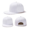 Vit keps snapback med spänne
